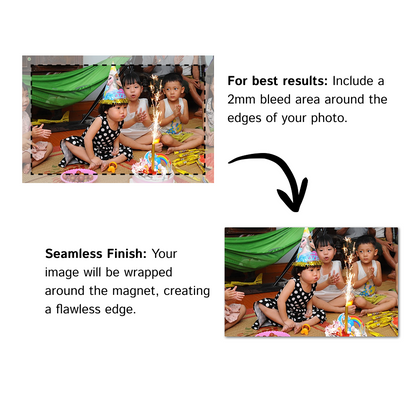 Photo Magnet Rectangle tips information